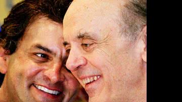 Imagem Serra e Aécio em pé de Guerra