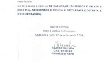 Imagem  Ex-prefeito de Alagoinhas, Joseildo Ramos, é acusado de desvio de verba