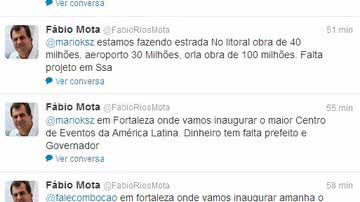 Imagem Fábio Mota questiona competência da JH e Wagner para executar projetos