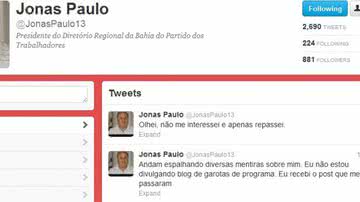 Imagem Jonas Paulo nega ter divulgado blog de garotas de programa