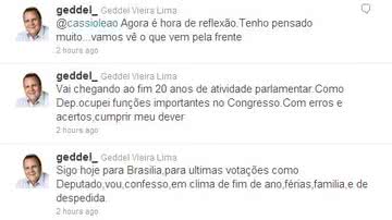 Imagem Geddel se despede do mandato