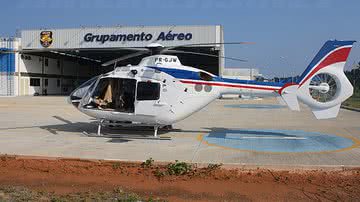 Imagem Helicóptero tem iniciais de Wagner