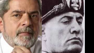 Imagem Lula é comparado a Mussolini