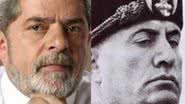 Imagem Lula é comparado a Mussolini