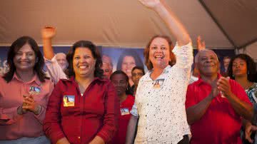 Imagem São Sebastião do Passé: candidata do PCdoB a prefeitura inaugura comitê