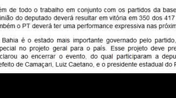 Imagem Em evento do PT, Pelegrino diz porque precisa ganhar as eleições