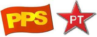 Imagem PT e PPS juntos em Ilhéus