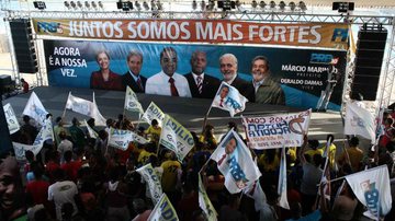 Imagem Para ganhar, Marinho e Damasceno colam em Wagner, Dilma, Lula e Crivela