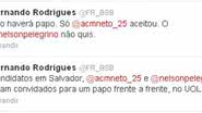 Imagem Segundo UOL, Pelegrino correu do embate contra Neto 
