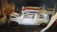 Imagem Incêndio destrói carro em estacionamento no Pelourinho