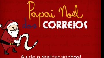 Imagem Campanha Papai Noel dos Correios começa amanhã