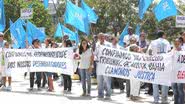 Imagem Moradores de Madre, pró-Dailton, protestam no TJ