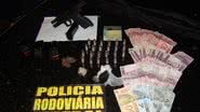 Imagem Integrante do PCC é preso pela PRF com  armas e droga