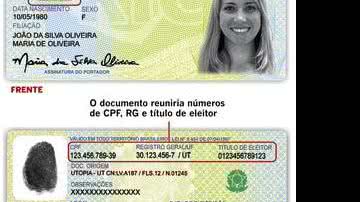 Imagem Identidade terá chip de segurança