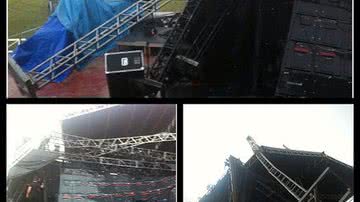 Imagem Palco desaba e show de Claudia Leitte é cancelado