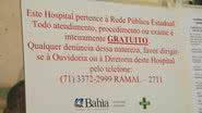 Imagem Falta médico no Hospital Roberto Santos