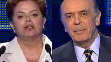Imagem Debate quente entre Dilma e Serra