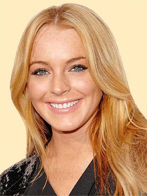 Imagem Lindsay Lohan atrás das grades