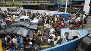Imagem Movimento intenso no ferry-boat