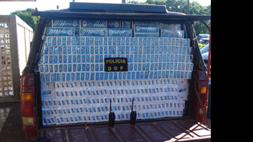Imagem Polícia apreende 3,3 mil pacotes de cigarros contrabandeados