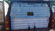 Imagem Polícia apreende 3,3 mil pacotes de cigarros contrabandeados