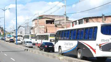 Imagem Manhã de congestionamento na Suburbana 