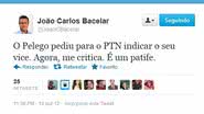 Imagem João Carlos Bacelar chama Pelegrino de "patife"