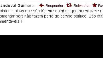 Imagem Prefeitura confirma “retaliação” contra Sandoval Guimarães