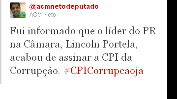 Imagem Líder do PR assina CPI da Corrupção