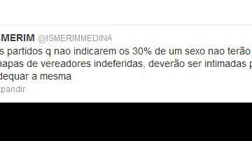 Imagem Ismerim esclarece dúvida sobre chapa proporcional