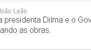 Imagem João Leão "delira" no Twitter