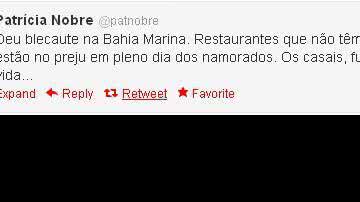 Imagem Blecaute no Bahia Marina
