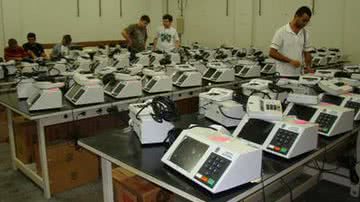 Imagem Preparação das urnas já começou 