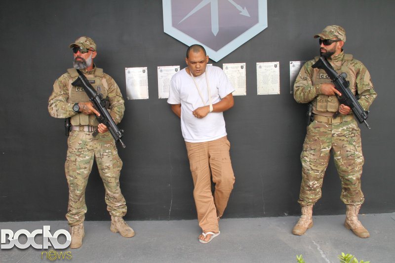 Galeria · Apresentação de traficante líder do BDM no COE