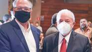 Geraldo Alckmin e Lula conversam sobre chapa para disputar presidência este ano - Reprodução/Twitter