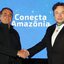 Sem contrato, governo anuncia parceria com Musk para conectar Amazônia
