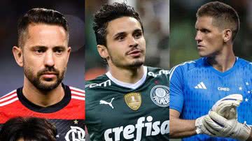 Divulgação Flamengo/Palmeiras/Cruzeiro