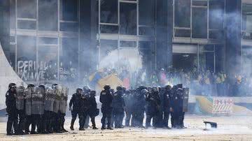 Atos golpistas do dia 8 de janeiro, em Brasília - Marcelo Camargo / Agência Brasil