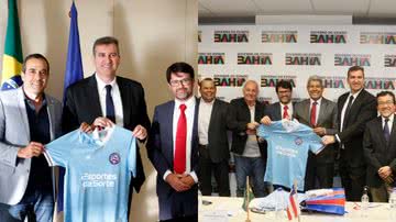 Montagem | Felipe Oliveira/ECBahia e Reprodução/Twitter @jeronimoba13