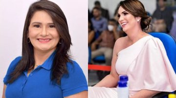 Nildinha Teles e Lara Hortegal, respectivamente - Reprodução / O Jogo do Poder