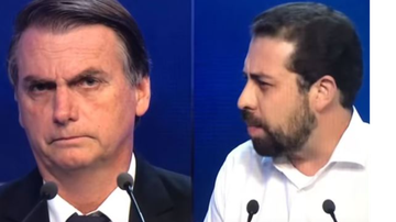 Bolsonaro e Boulos se enfrentam na Justiça - Reprodução/TV Band