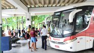 Movimento de saída da cidade no feriado 5