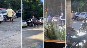 Policial usava viatura para ir a academia em Mogi Mirim - Foto: Arquivo pessoal / Reprodução G1