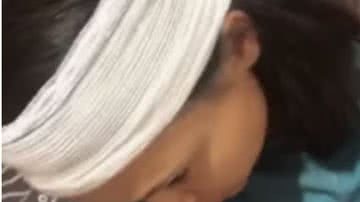 Vendedora teve a cabeça mordida por um cão - Reprodução / WhatsApp