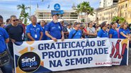 Manifestação dos prefessores contra a Prefeitura de Salvador pelo pagamento do piso salarial