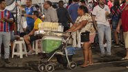 Torcida do Bahia antes de jogo da Copa do Brasil contra o Paysandu
