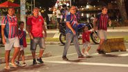 Torcida do Bahia antes de jogo da Copa do Brasil contra o Paysandu