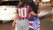 Torcida do Bahia antes de jogo da Copa do Brasil contra o Paysandu