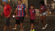Torcida do Bahia antes de jogo da Copa do Brasil contra o Paysandu
