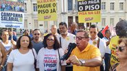 Manifestação dos prefessores contra a Prefeitura de Salvador pelo pagamento do piso salarial